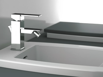 QUBIKA - Single handle 1 hole bidet mixer by Remer Rubinetterie - view 2